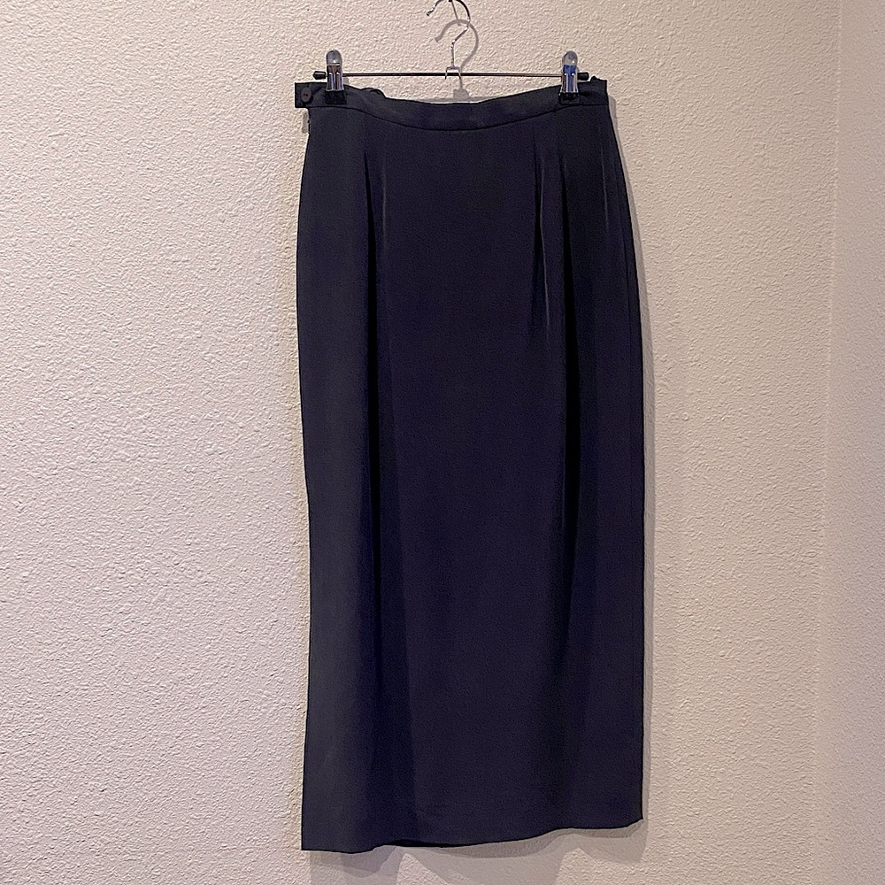 90s SILK pencil skirt‎ VTG